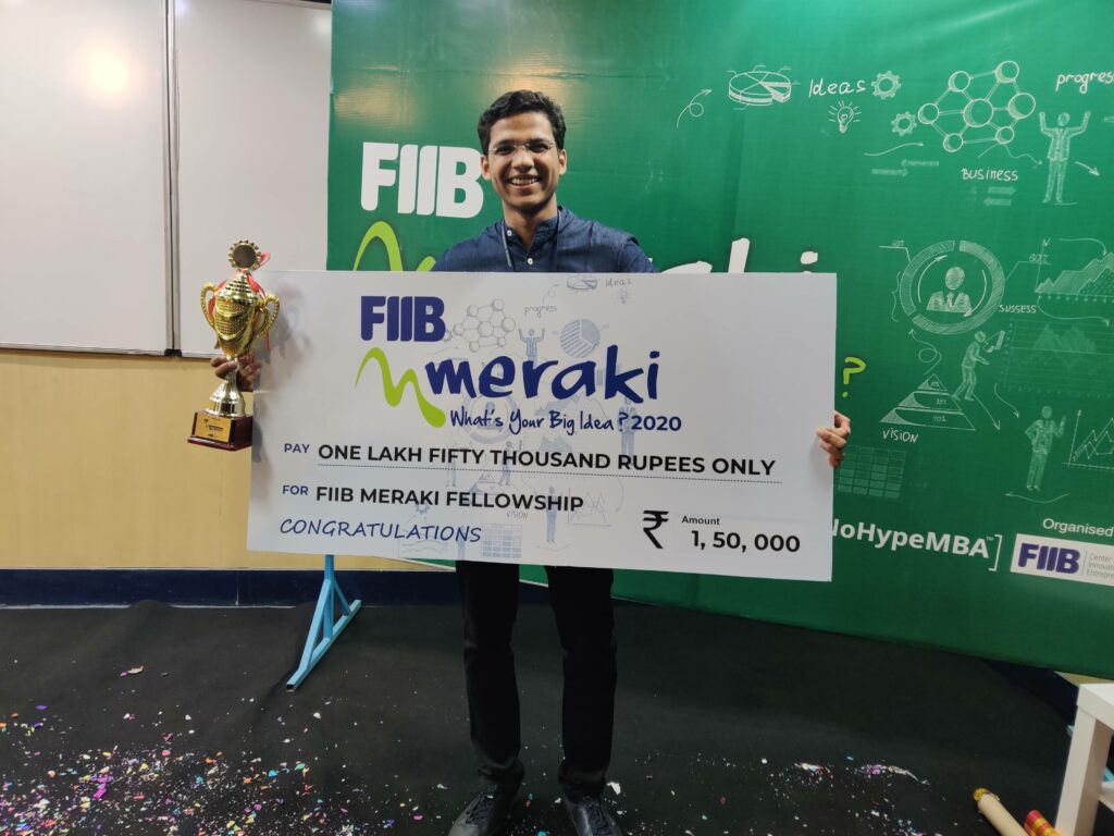 Meraki – Won Business plan competition, Judged by Waterbridge Ventures